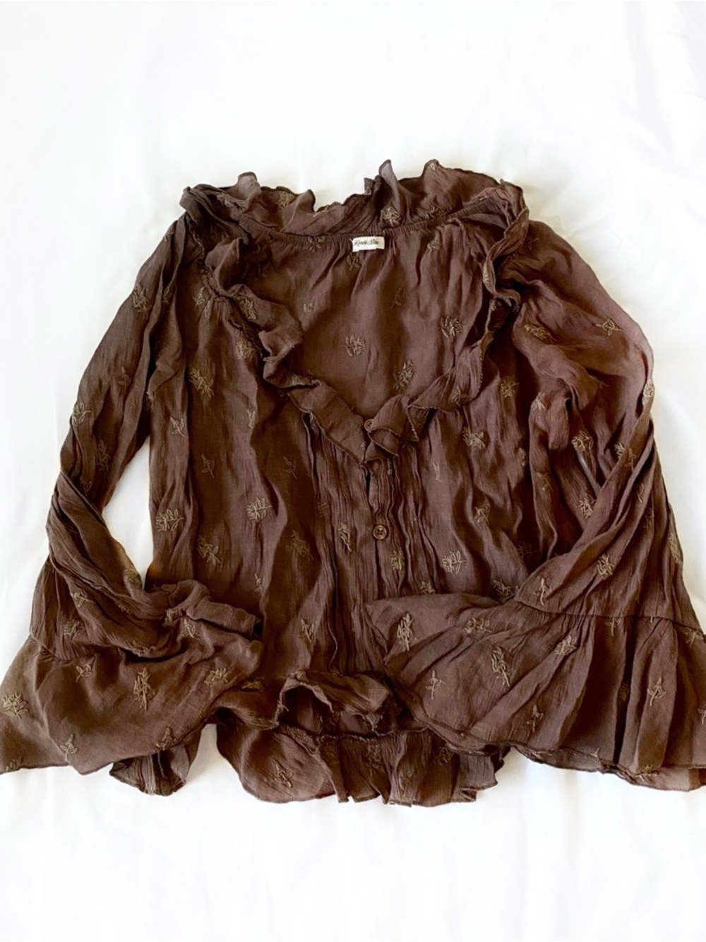 Urban Outfitters Brown Blouse